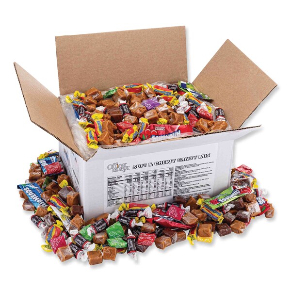 Office Snax. Candy Assortments, Soft and Chewy Candy Mix, 5 lb Carton 00656 - main